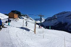 34A Lake Louise Back Bowl With Top of Ptarmigan Chairlift, Fossil Mountain, Redoubt Mountain From The Grizzly Gondola At Lake Louise Ski Area.jpg